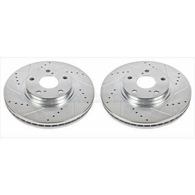Power Stop Evolution Drilled and Slotted Brake Rotors - JBR737XPR